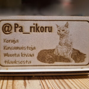 Kuvamuisto, 14 cm x 8 cm
